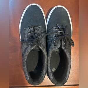 Stylish Black Canvas Men's Shoes